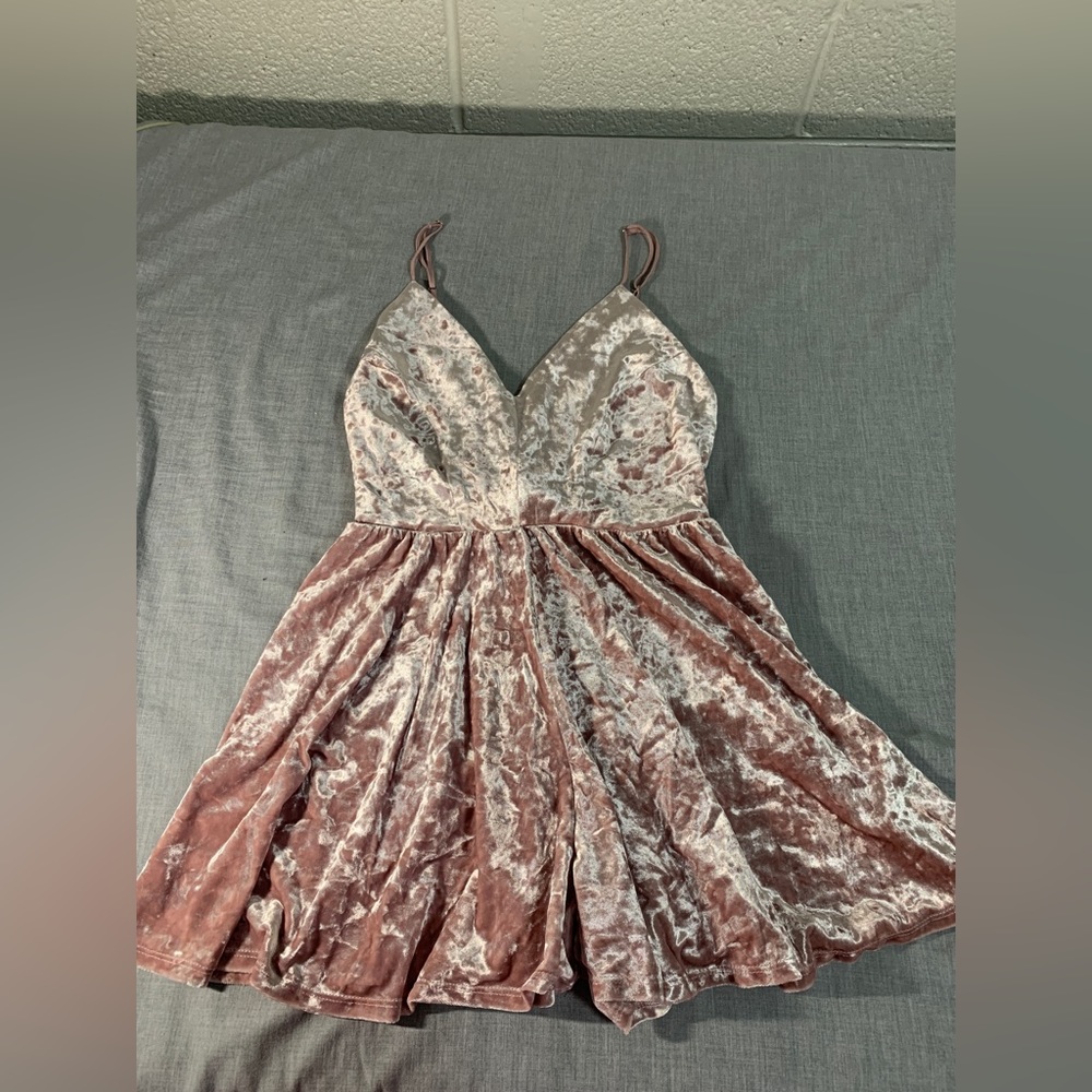 forever 21 velvet jumpsuit / dress